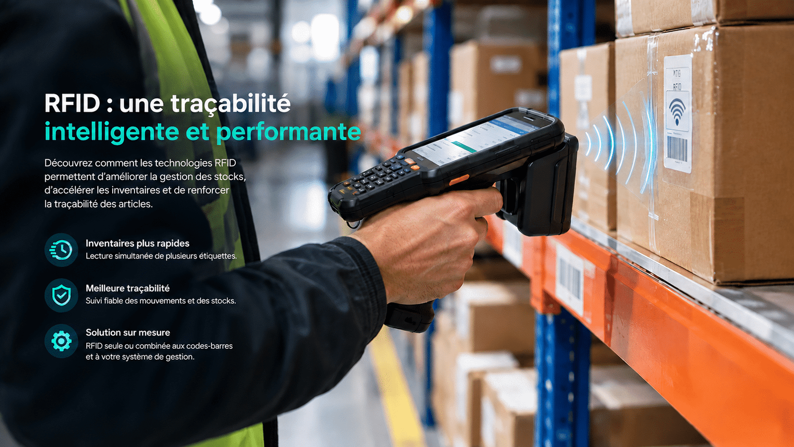 Solution RFID pour la traçabilité des stocks en entrepôt